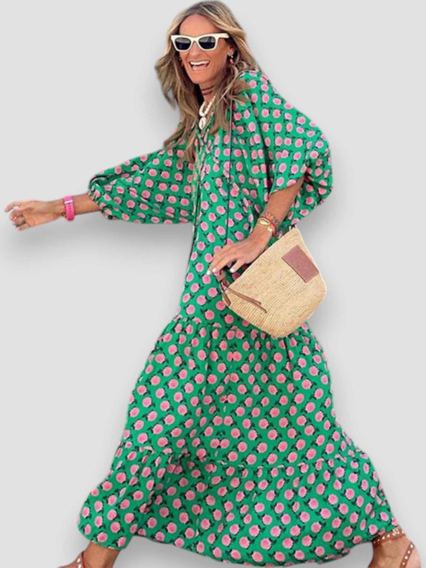Caprice | Mint Green Summer Dress