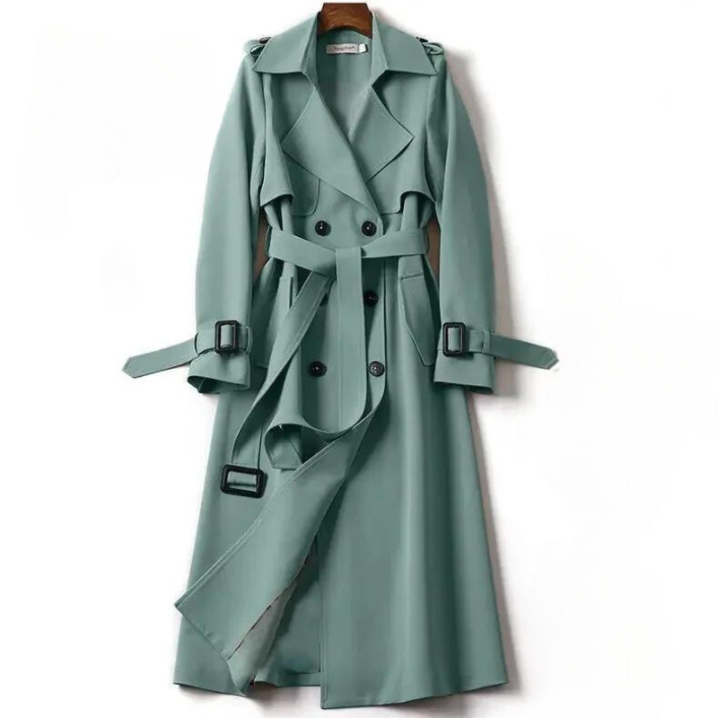 Chloe™ - Classic Belted Trench Coat