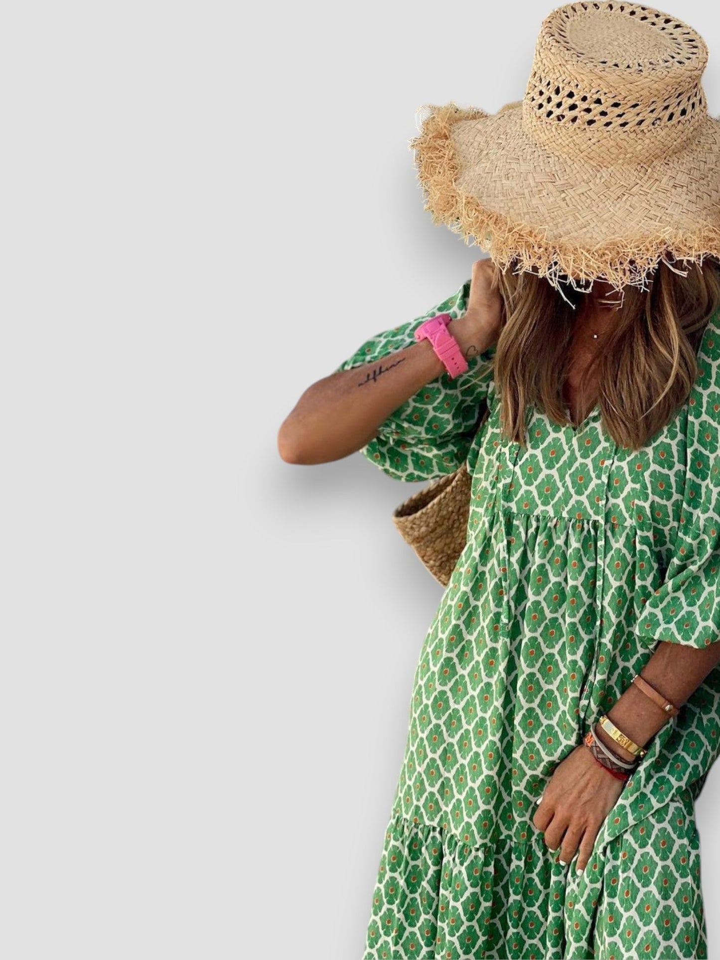 Caprice | Mint Green Summer Dress