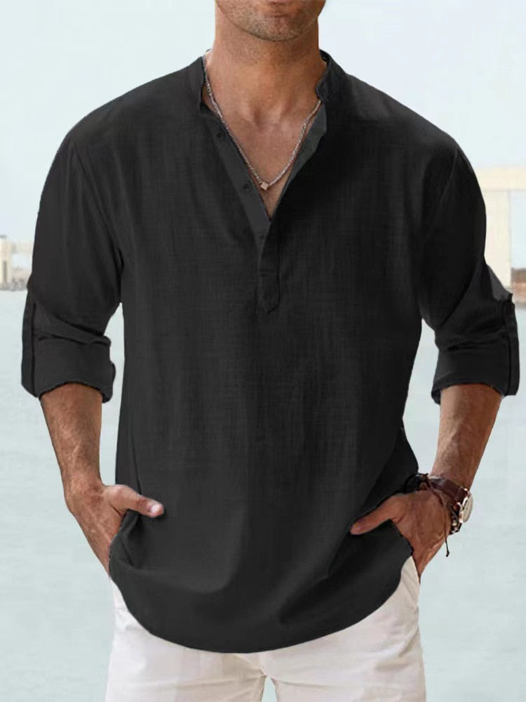 Leon - Breathable Linen Shirt