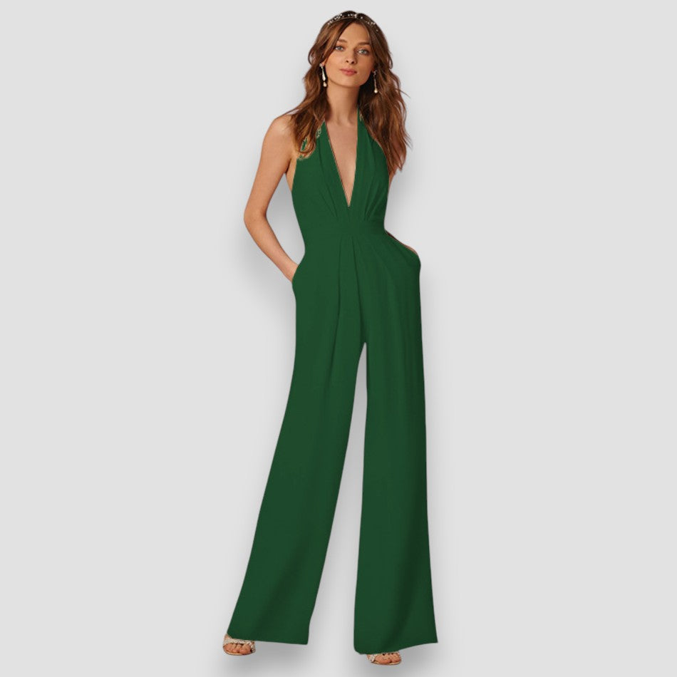 Bea | Minimal Ivory Jumpsuit