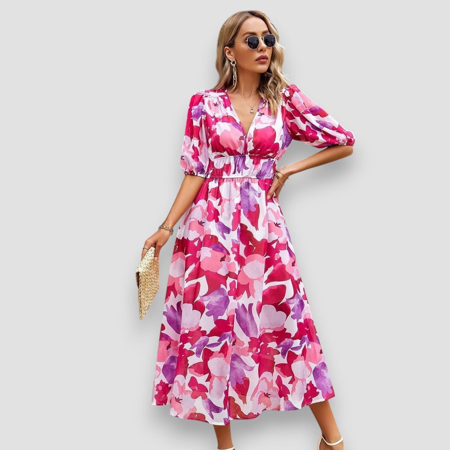 Ariadne | Monochrome Chic Maxi Dress
