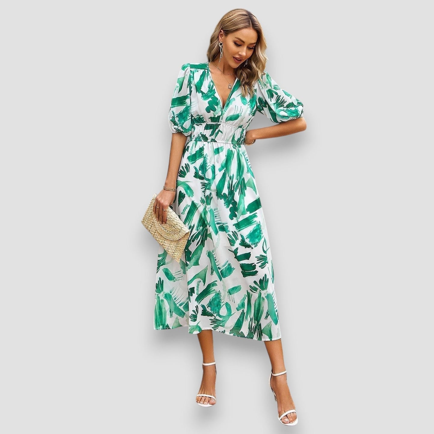 Ariadne | Monochrome Chic Maxi Dress