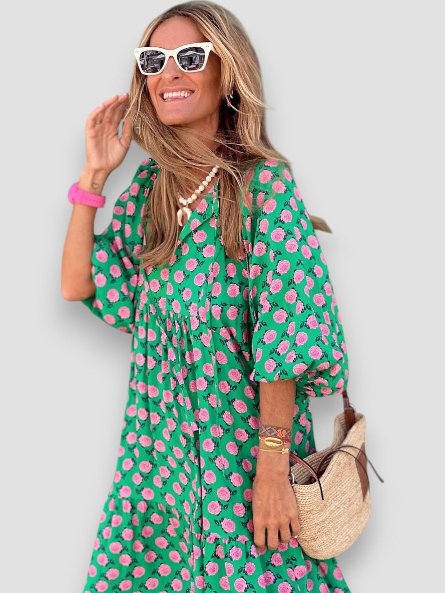Caprice | Mint Green Summer Dress