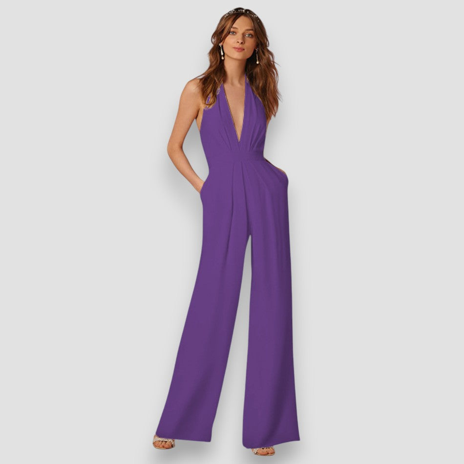 Bea | Minimal Ivory Jumpsuit