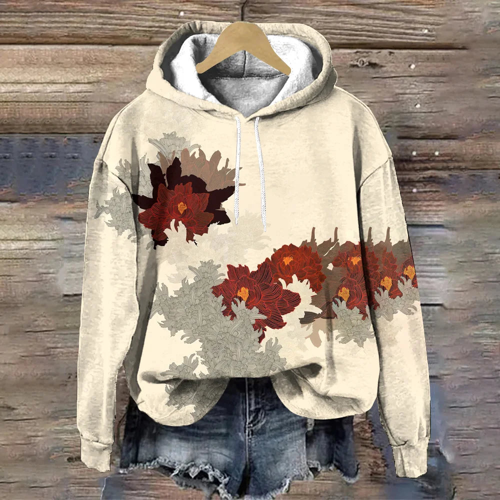 Brynn | Floral Print Hoodie