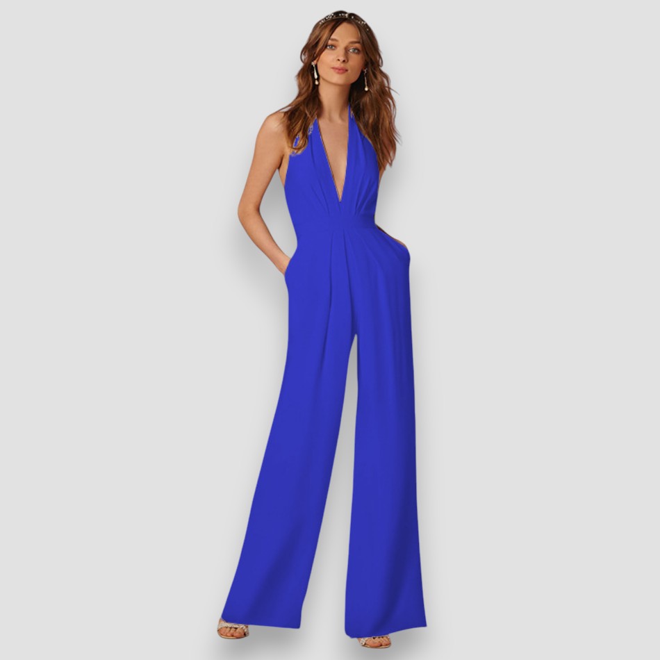 Bea | Minimal Ivory Jumpsuit