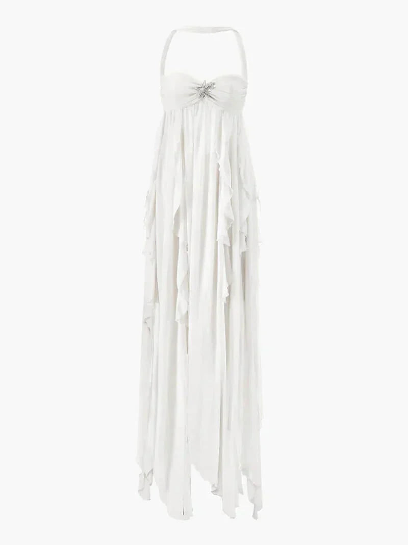 Dorine | Ruffle Maxi Dress