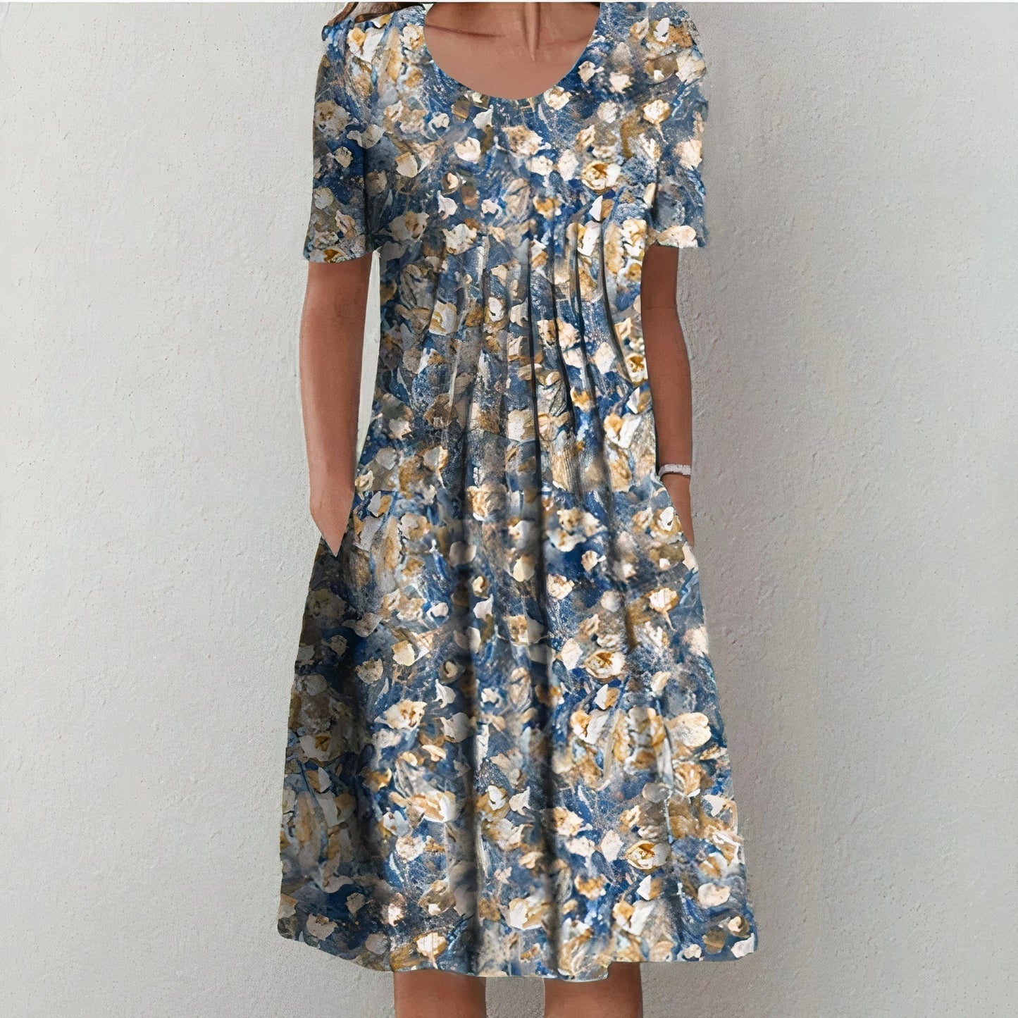 Solene | Effortless Elegance Floral Dress