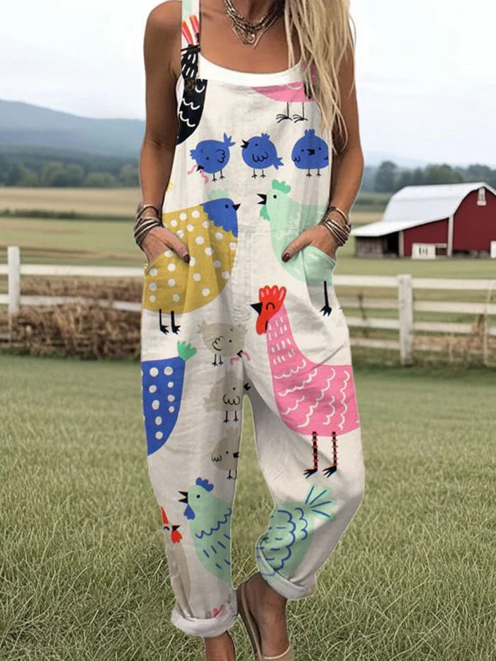 Vintage Wide Leg Jumpsuit - Stylish Comfort & Versatility