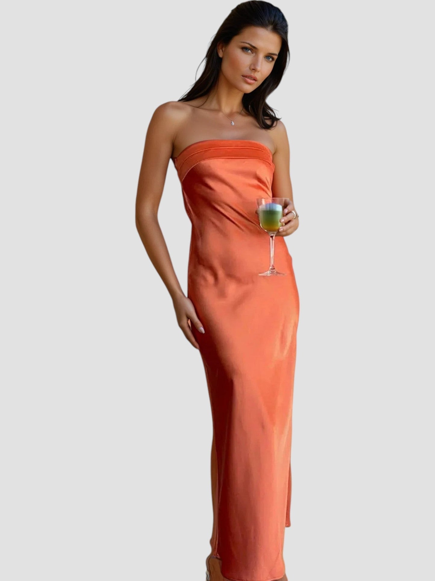 Berta | Soft Coral Grace Dress