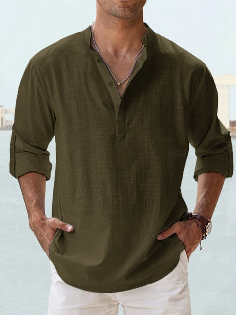 Leon - Breathable Linen Shirt