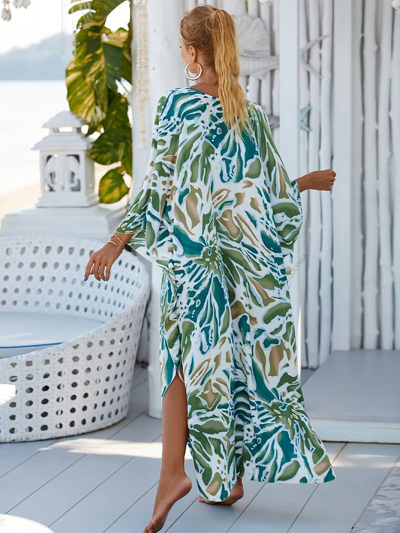 Celine | Oversized Nature Print Dress