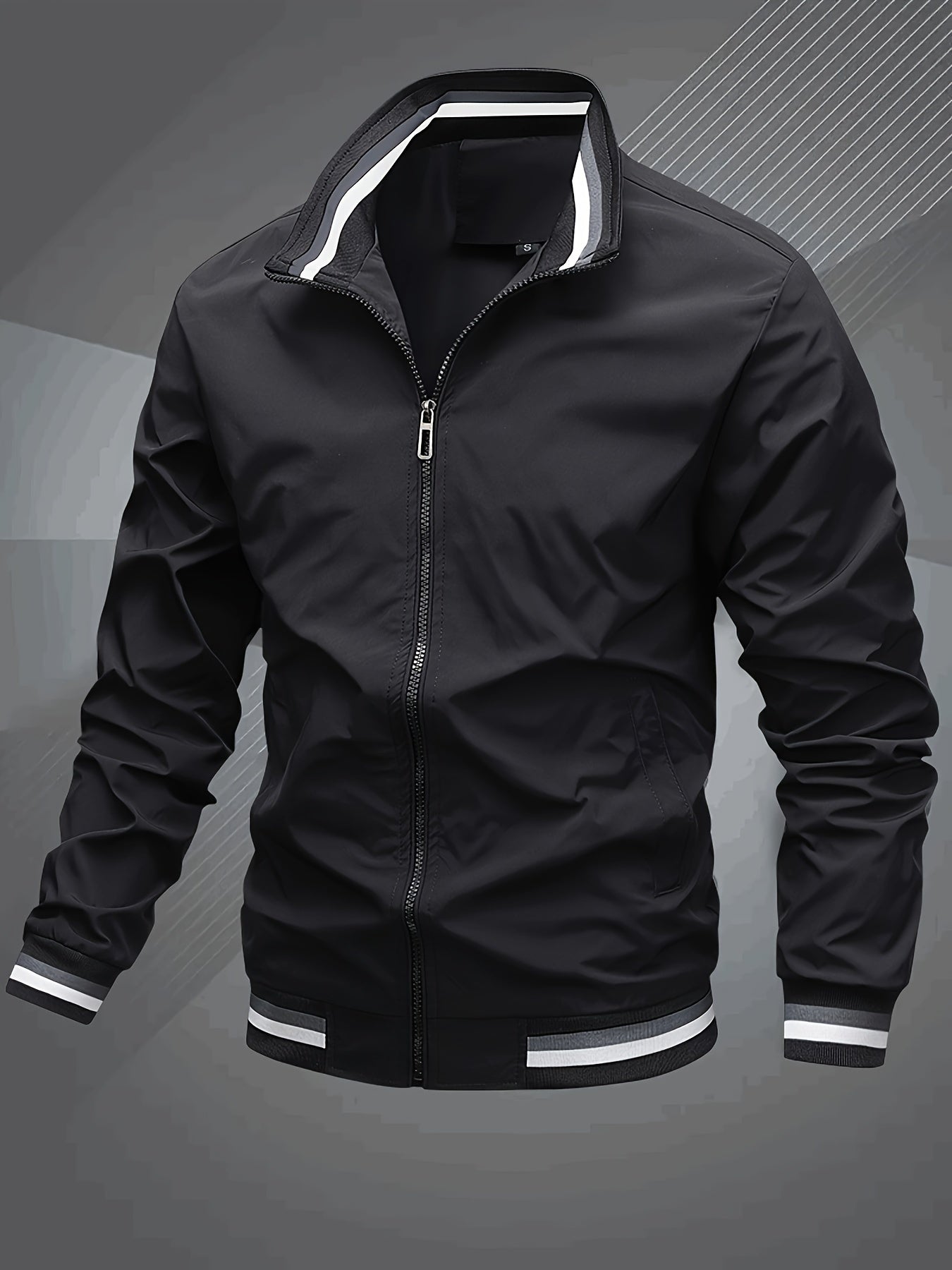 Urban Edge Luxury Windbreaker Jacket