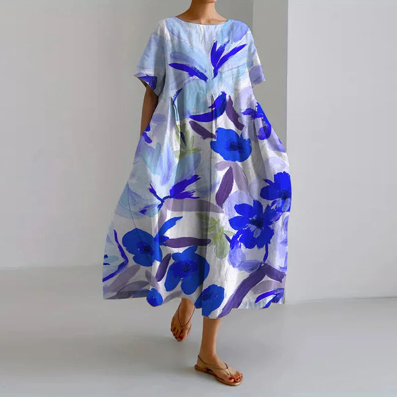 Poppy | Floral Summer Dress with Flattering Cut
