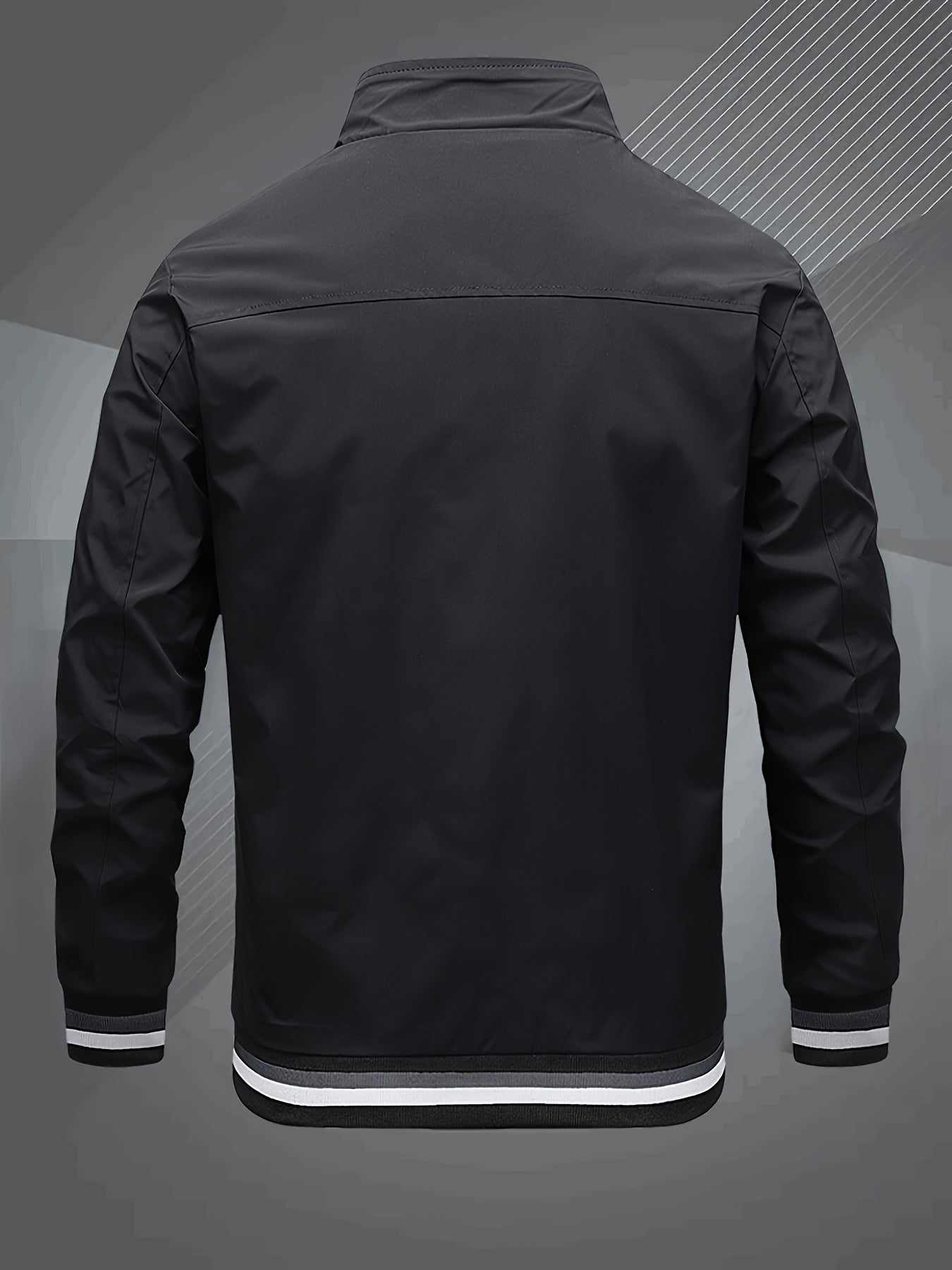 Urban Edge Luxury Windbreaker Jacket