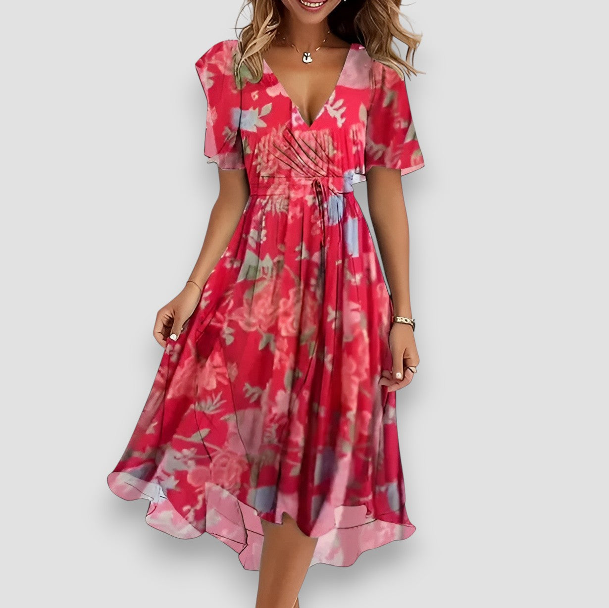 Cristiana | Multicolour Floral Dress