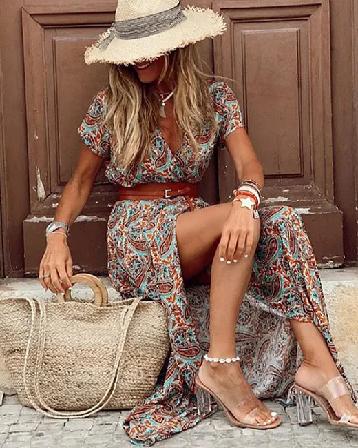 Jazel | Flattering, Boho & Light Maxi Dress