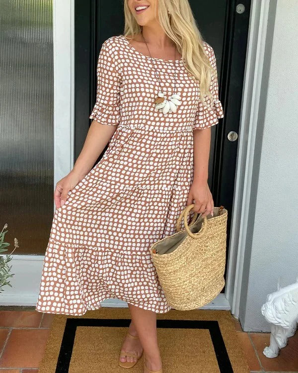 Clara | Breezy Tiered Midi Dress