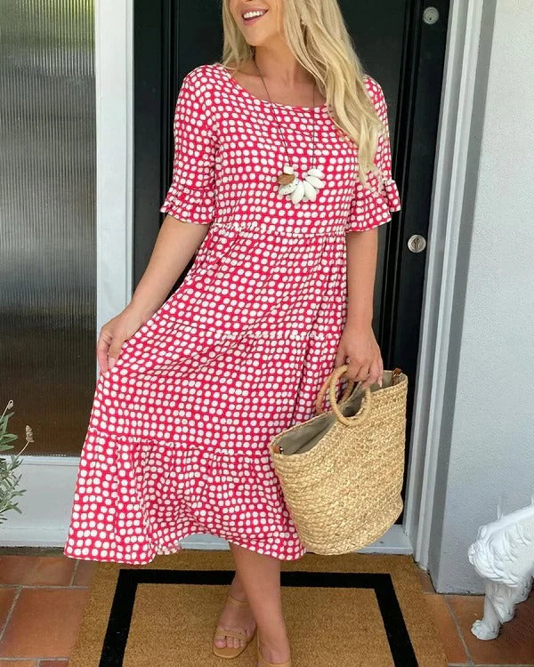 Clara | Breezy Tiered Midi Dress