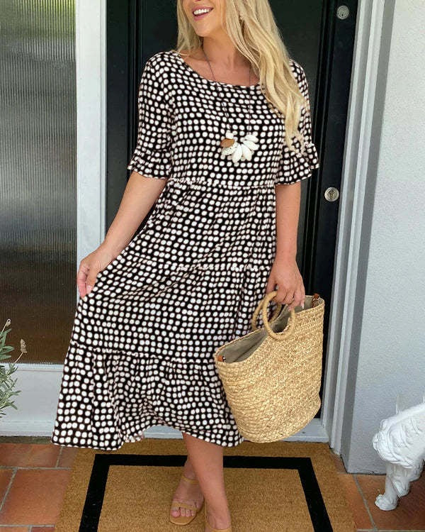 Clara | Breezy Tiered Midi Dress