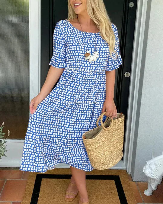 Clara | Breezy Tiered Midi Dress