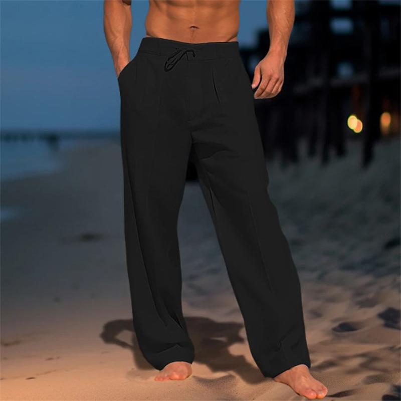 Andrei - Plain Linen Trousers