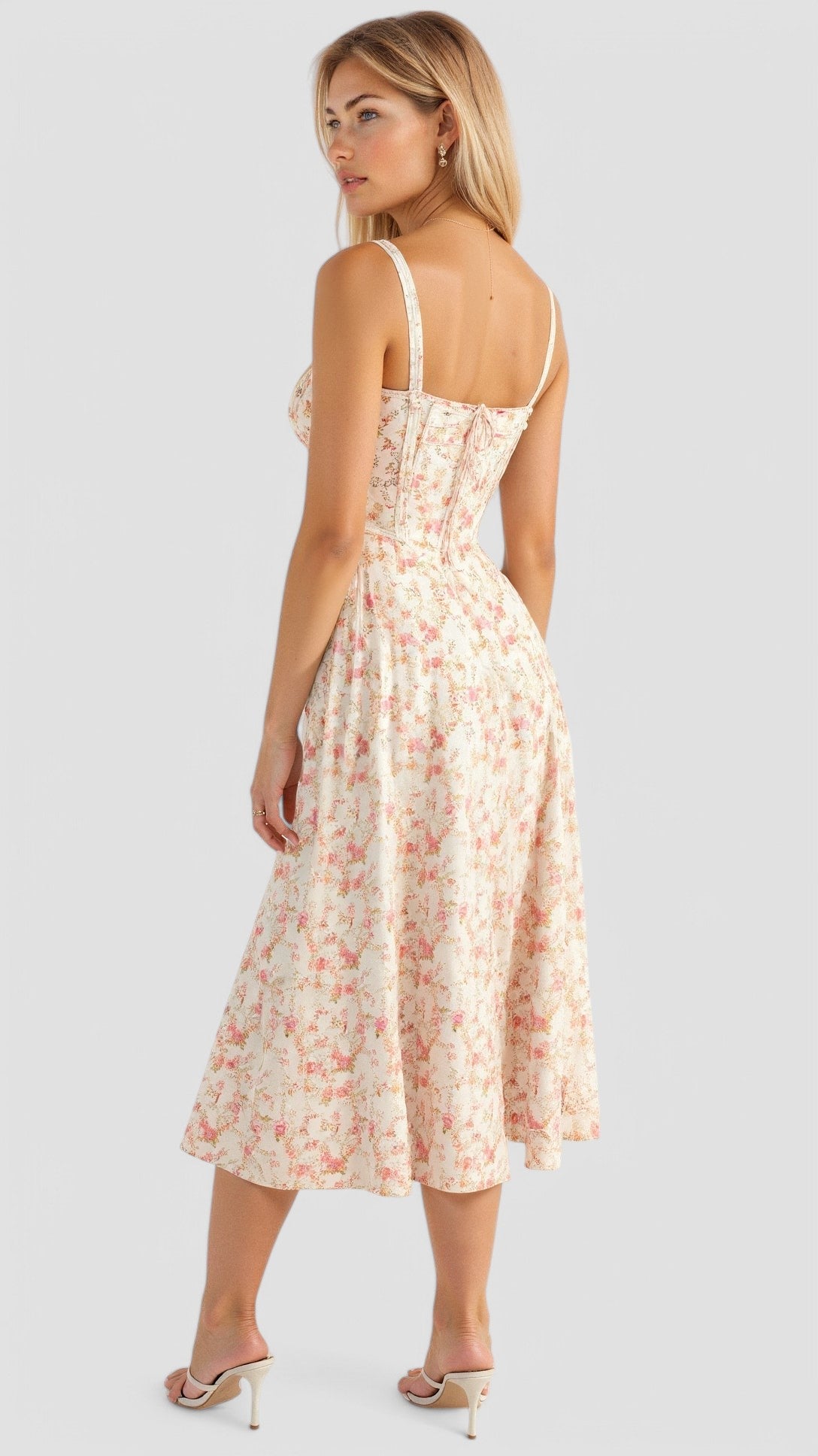 Cianna | Soft Beige Summer Dress