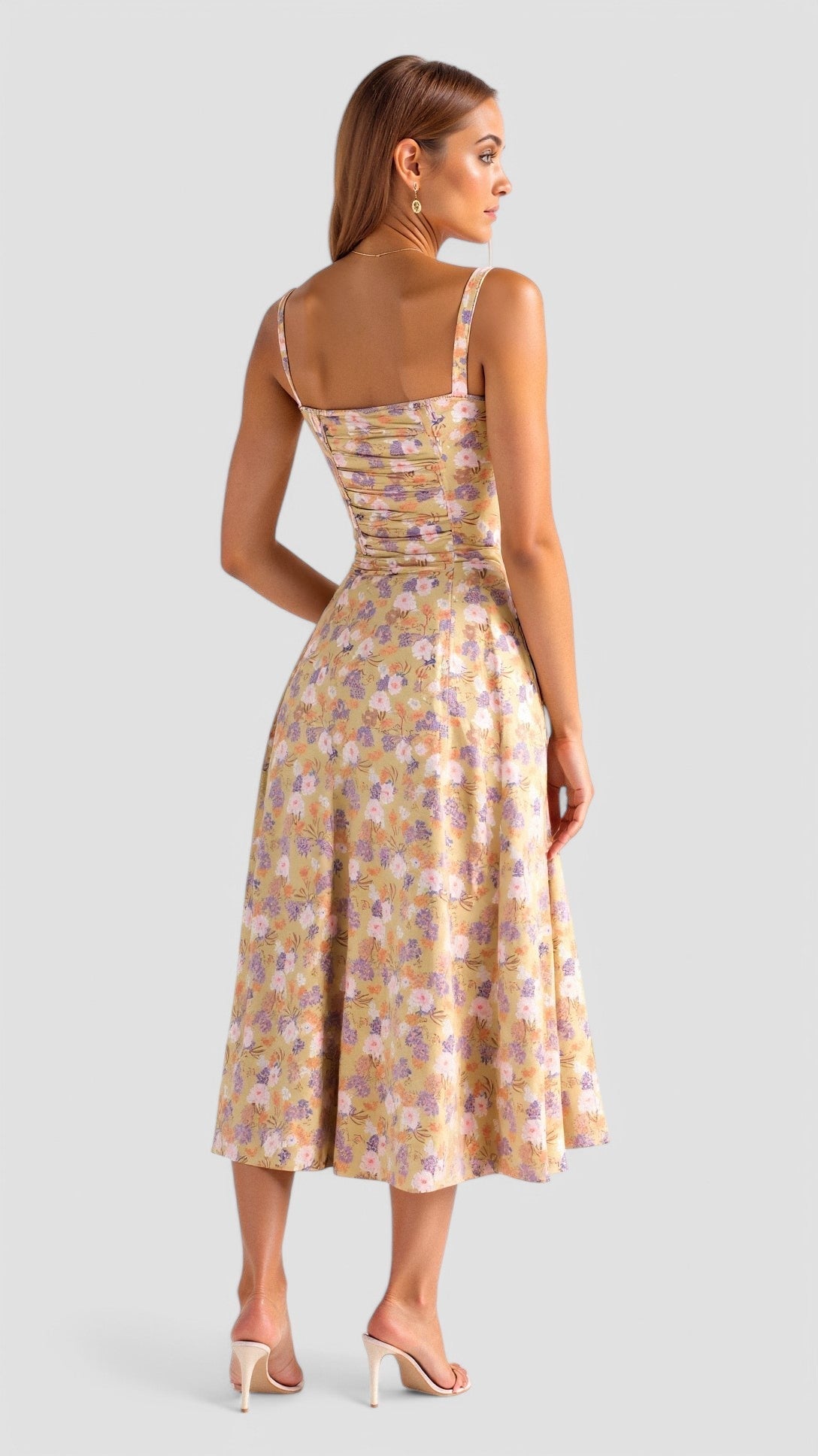 Cianna | Soft Beige Summer Dress