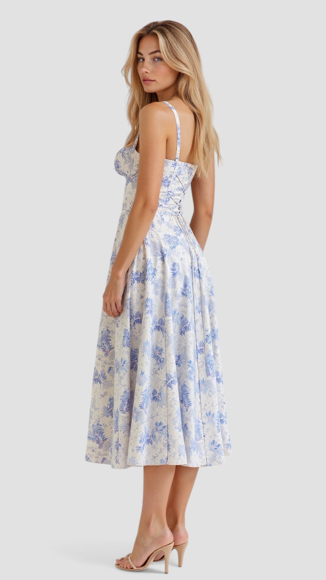 Cianna | Soft Beige Summer Dress
