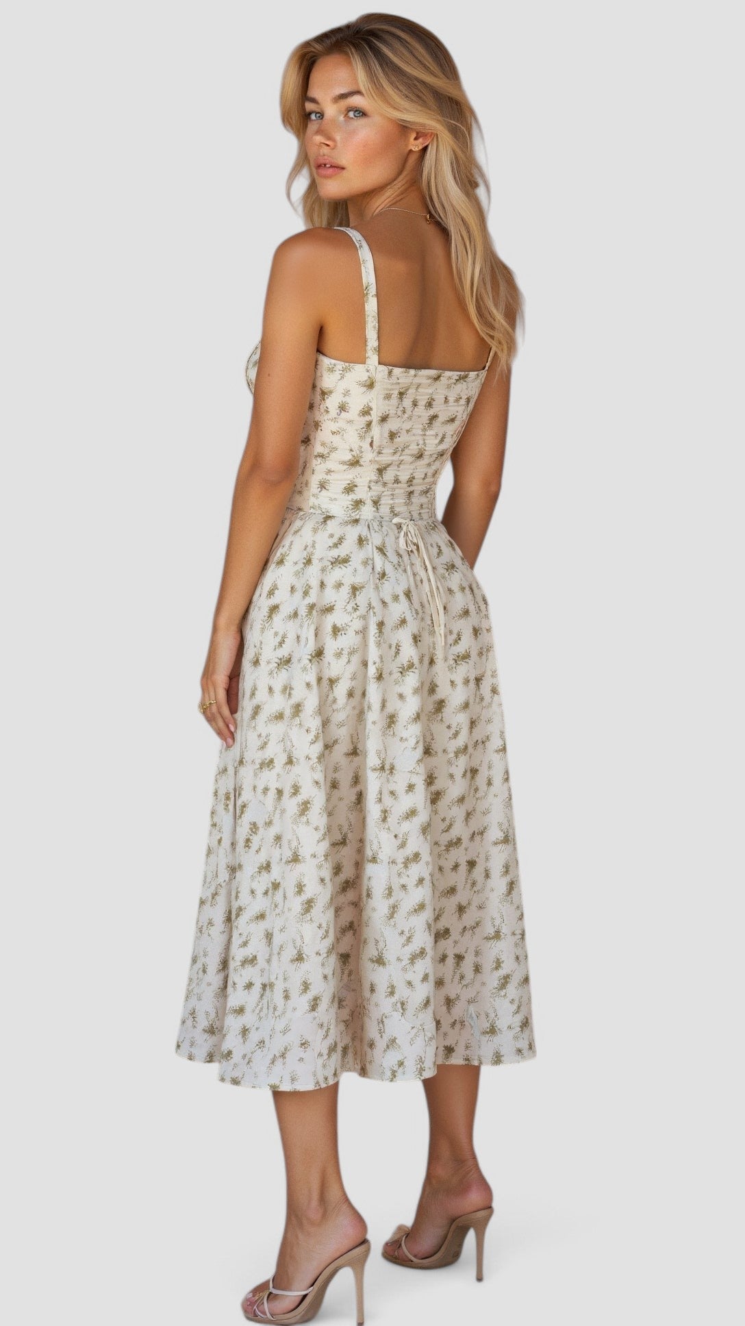 Cianna | Soft Beige Summer Dress