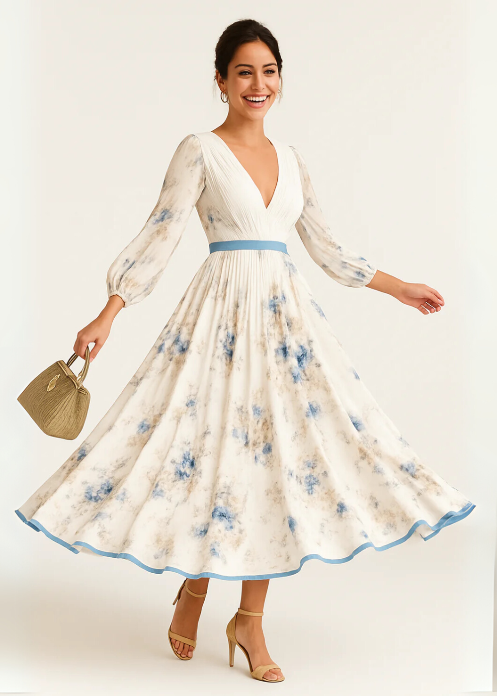 Charmaine | Elegant Pleated Dress