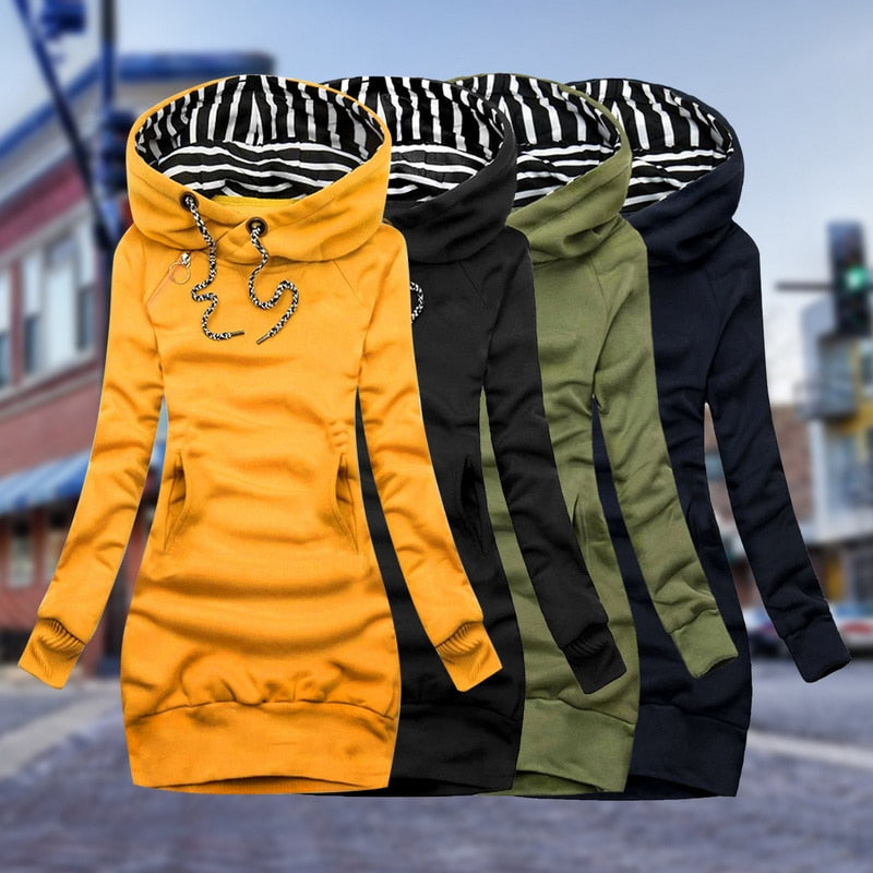 Zara™ - Striped Hooded Pullover