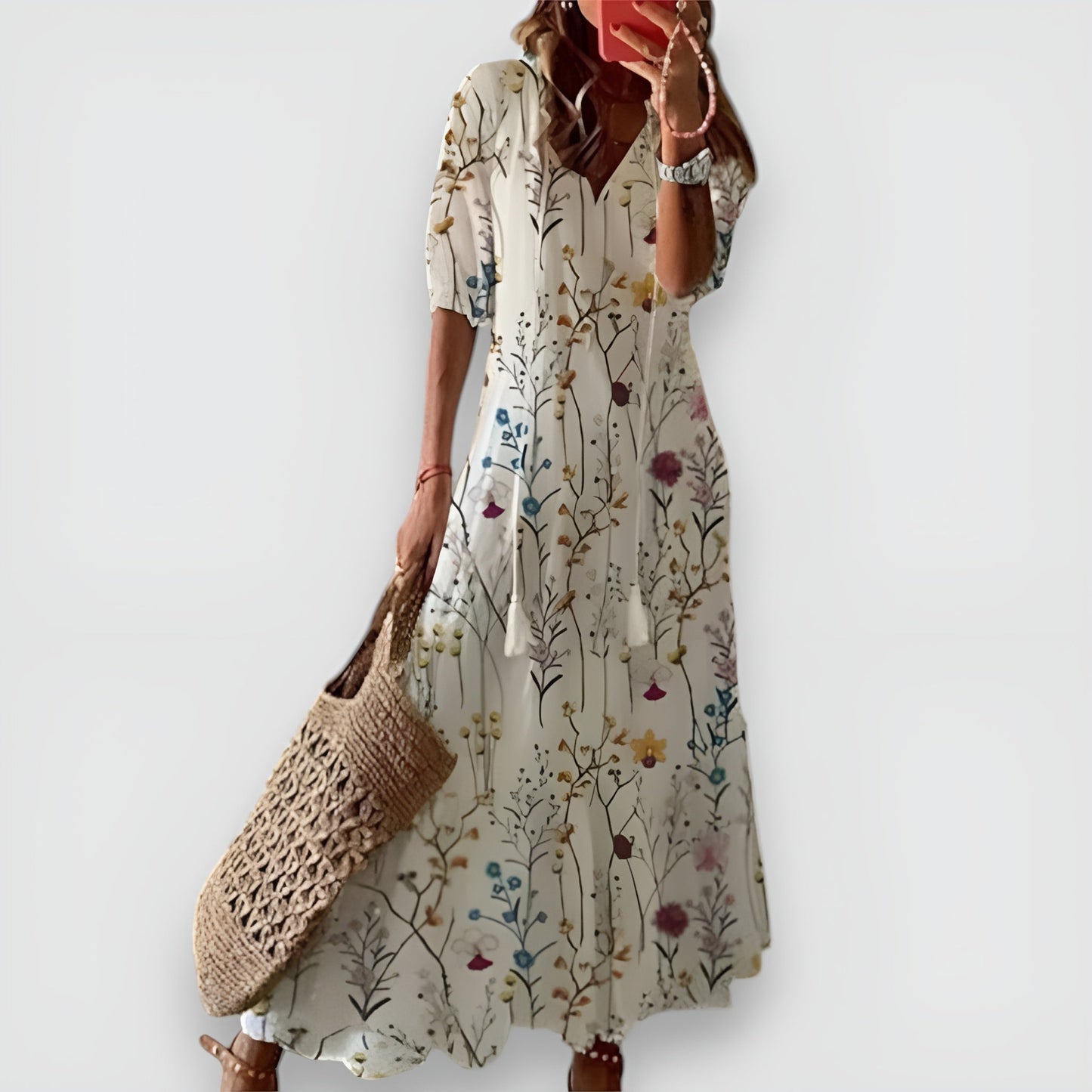 Diana | Boho Wrap-Style Dress
