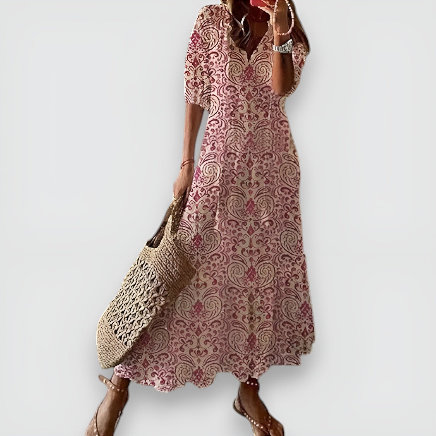 Diana | Boho Wrap-Style Dress