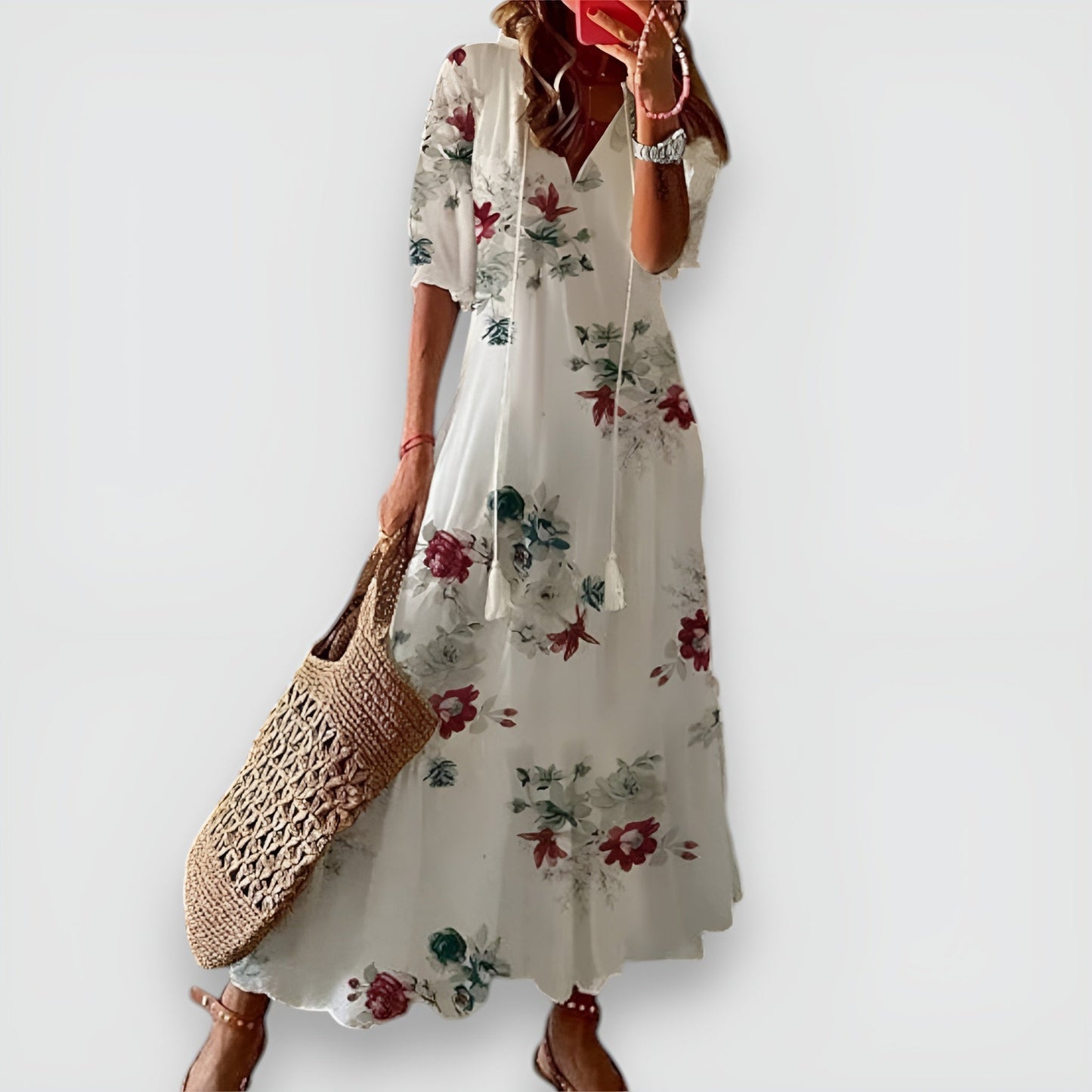 Diana | Boho Wrap-Style Dress
