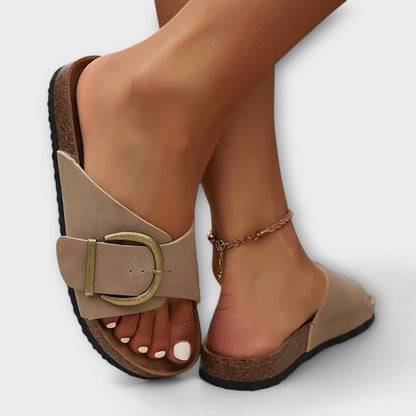 MARGIE | SANDALS WITH BUCKLE STRAP DESIGN