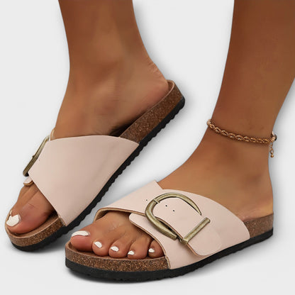 MARGIE | SANDALS WITH BUCKLE STRAP DESIGN