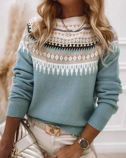 Jayda | Nordic Pattern Sweater