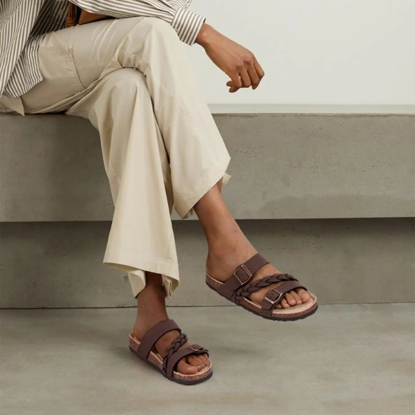 ARLETTE | BRAIDED CORK SANDAL