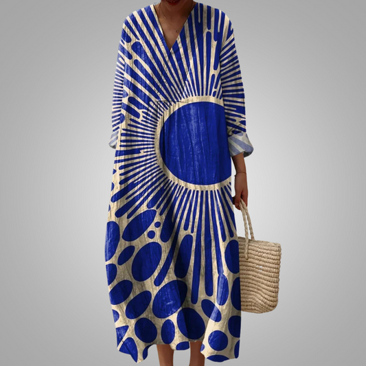 Canvas Boho™ | Art-Inspired Cotton Summer Dress