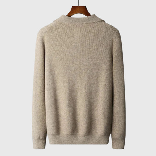 Portofino Kaschmir Halbzip Sweater