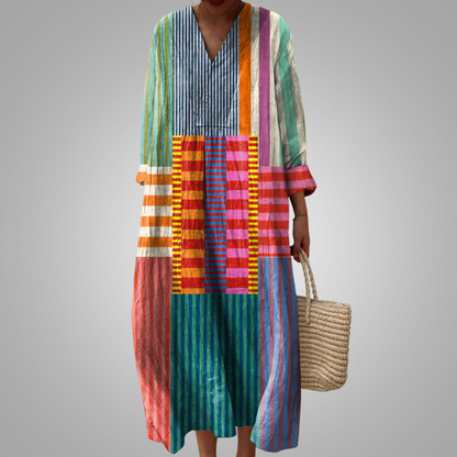 Canvas Boho™ | Art-Inspired Cotton Summer Dress