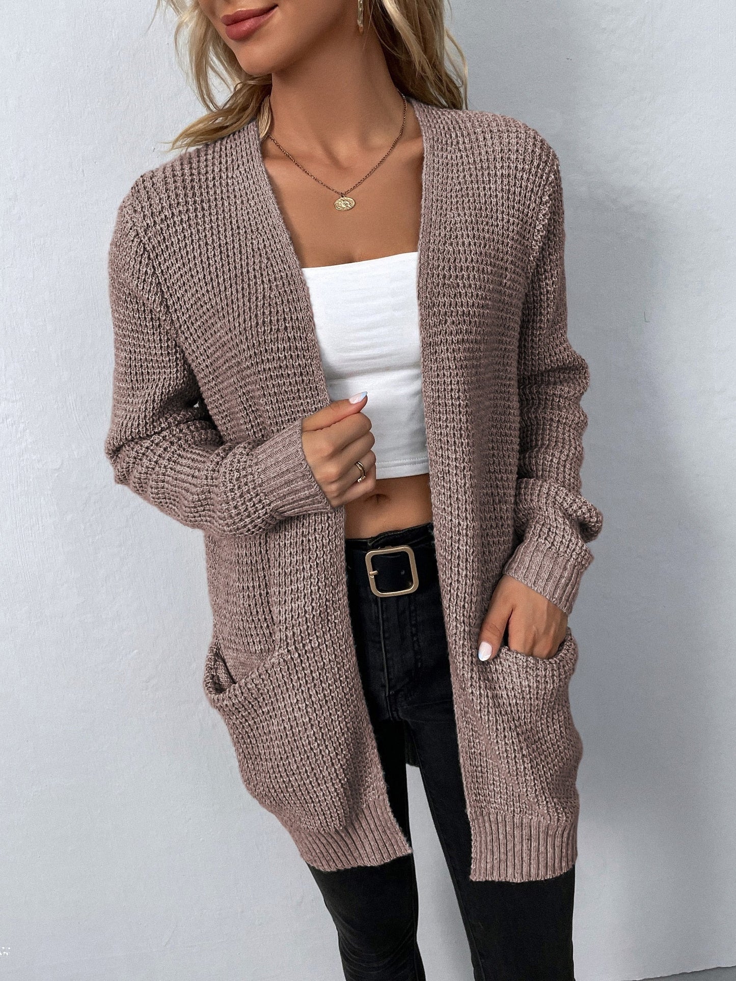Isabella™ - Cozy Open-Front Knit Cardigan