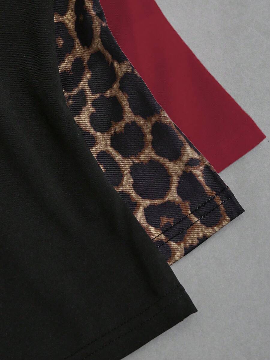 Sweetra Women's Casual Versatile Tank Top, Summer Graphic Cheetah Print Tees Women Tops