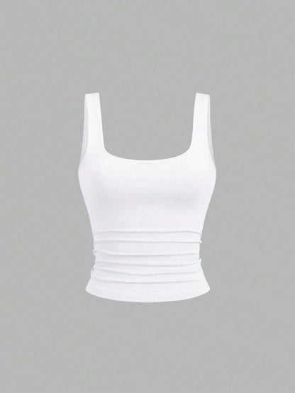 Sweetra Women's Casual Versatile Tank Top, Summer Graphic Cheetah Print Tees Women Tops