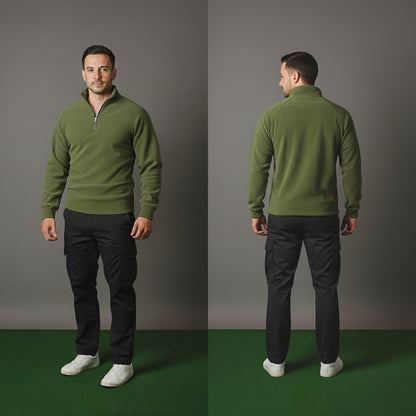Callaway Cotton Half Zip Jumper