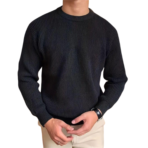 Premium Textured Shoulder Knit Jumper