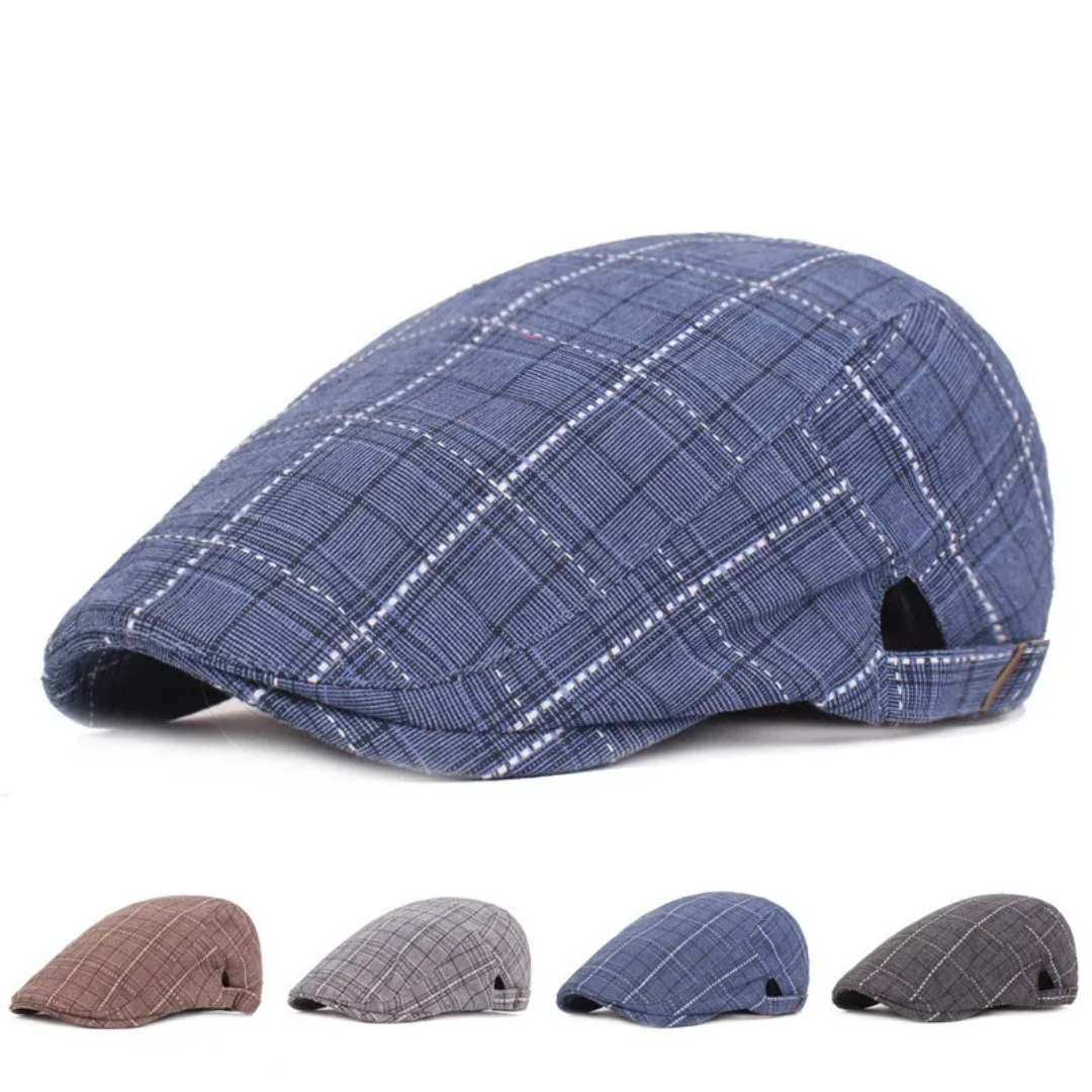 Lewis - Vintage Adjustable Flat Cap (1+1 FREE)