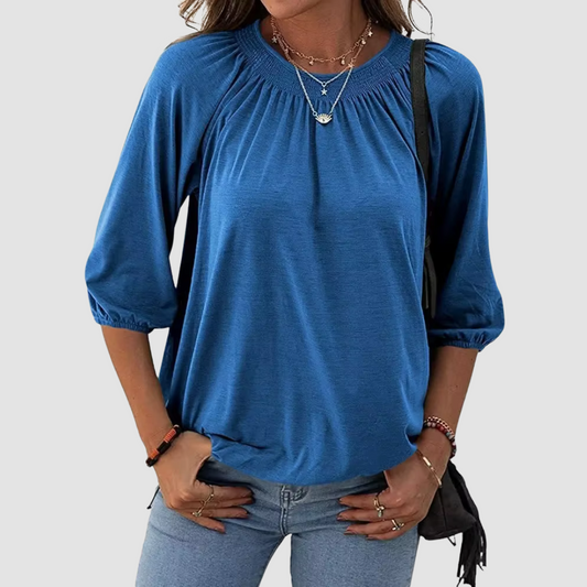 Elara | Loose Fit Women's Half Sleeve Top